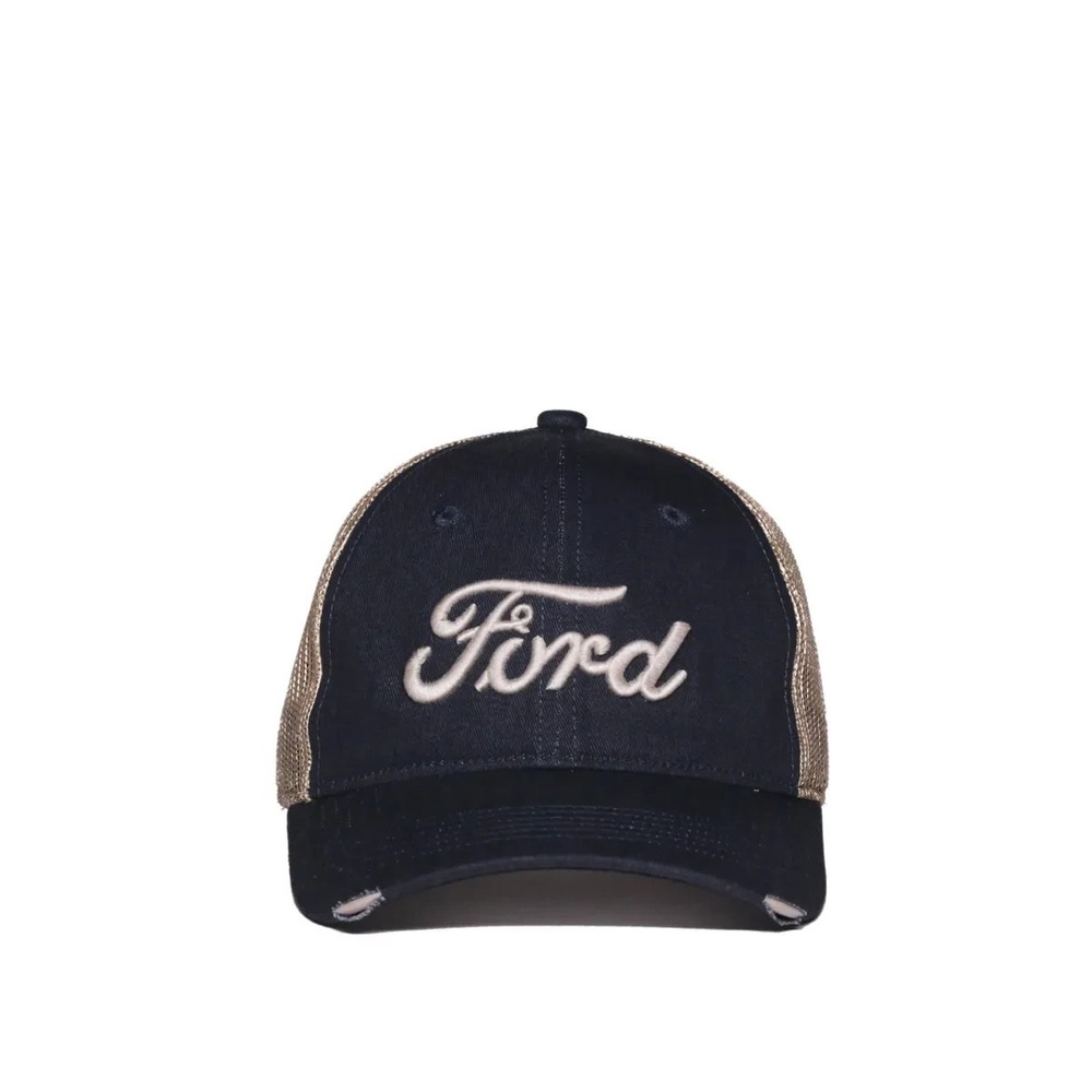 Outdoor Cap Standard Ford Auto‎ Car Frd16a Navy Natural Oatmeal One Size Fits